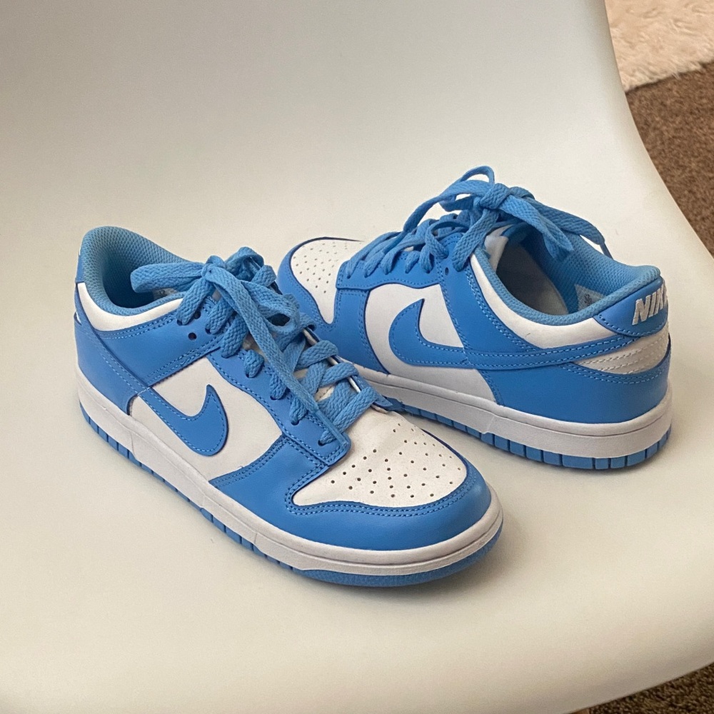 Nike Sky Blue and White Dunks